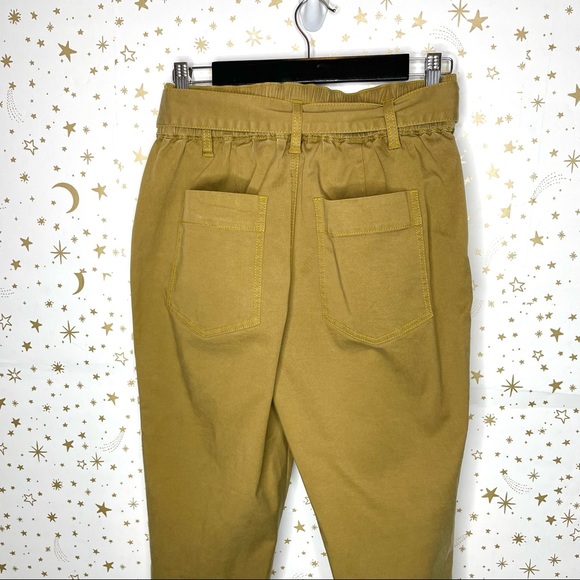 Cabi | Discovery Trouser Paperbag Tie Waist Chino Pants Tan Size 4 - Picture 7 of 15